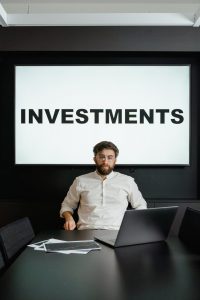 Person investing in themselves, symbolizing financial growth and future success.